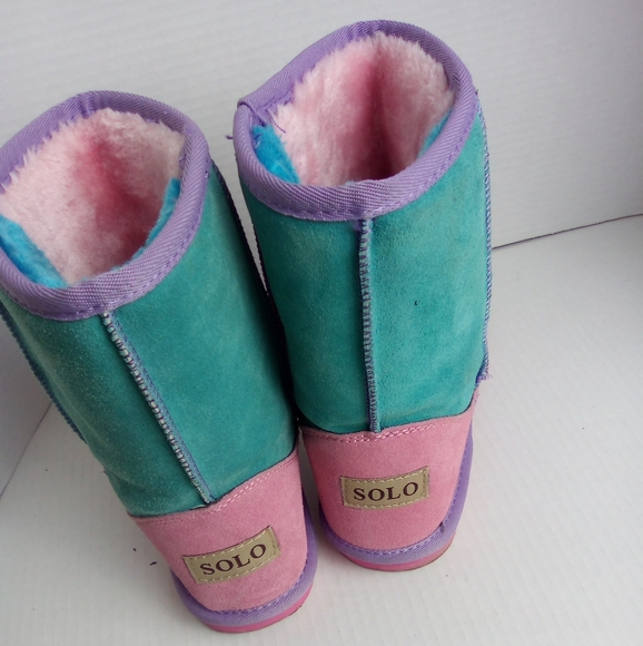 SOLO Colourful Women's Boots SIZE 39 - Picture 7 of 9